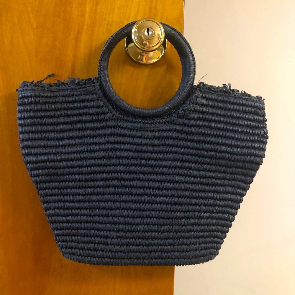 🖤 Reformation Vintage 🖤 Black Woven Bag